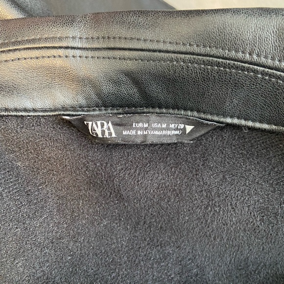Leather Zara Shacket - Picture 2 of 4